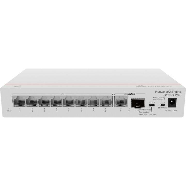 HUAWEI eKitEngine Switch S110-8P2ST Unmanaged