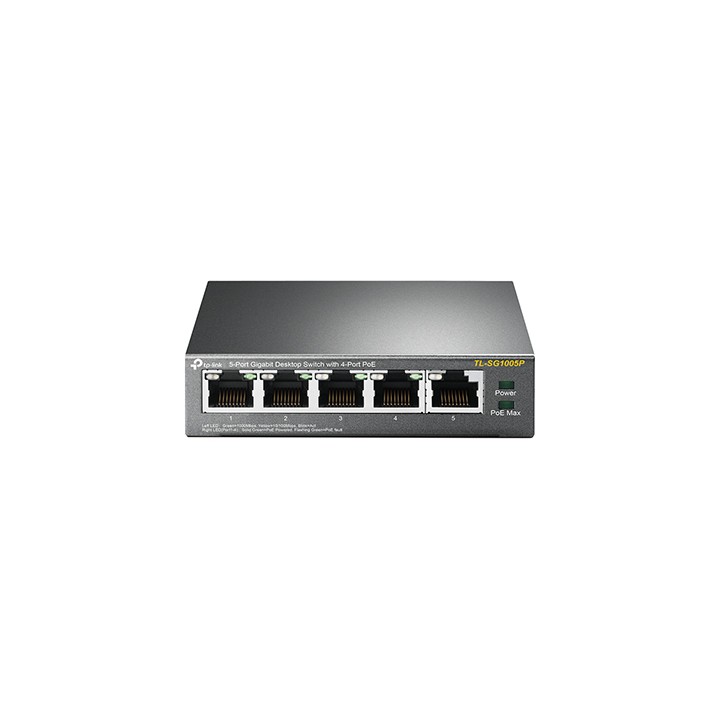 TP-LINK TL-SG1005P 5 PORTS GIGABIT 4 PORT 56W POE