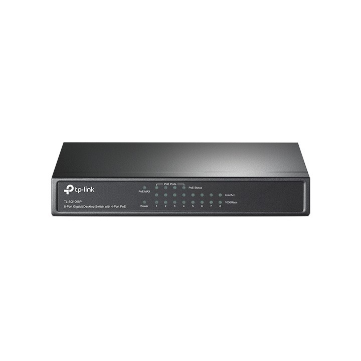 TP-LINK Switch TL-SG1008P, 8 port, 10/100/1000 POE