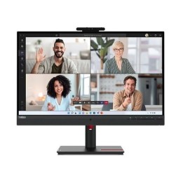 LENOVO Monitor ThinkVision T27hv-30 27'' QHD IPS, VGA, HDMi, Display Port, USB,USB-C, Height adjustable,Webcam, Speakers, , 3...