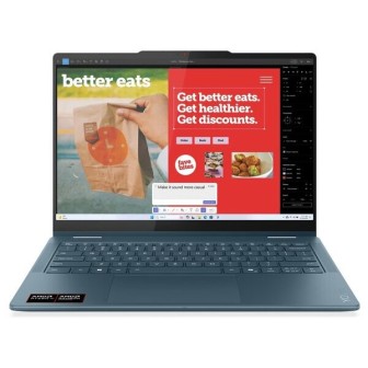 LENOVO Laptop Yoga 7 2-in-1 14AKP10 14'' 2.8K OLED/Ryzen  AI 7-350/32GB/1TB/AMD Radeon Graphics/Win 11 Home/3Y Premium/Tidal ...