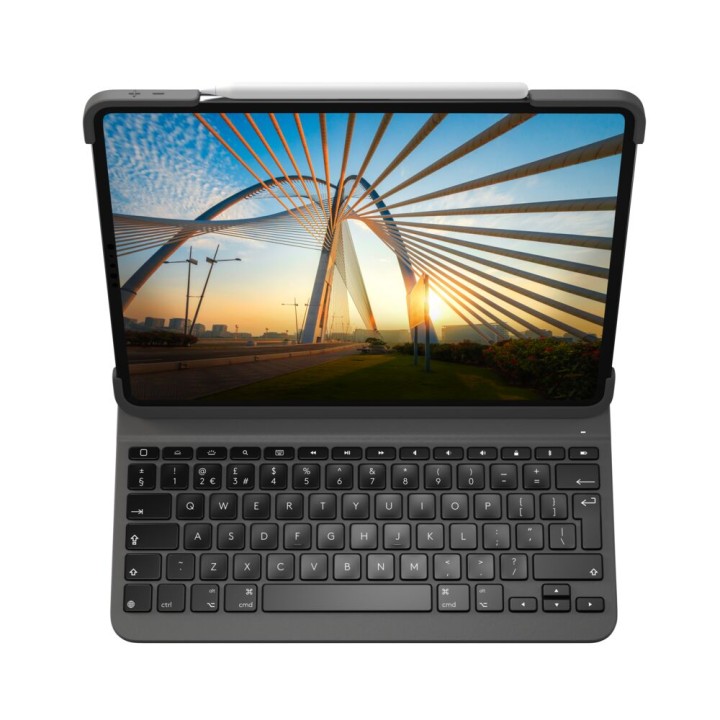 LOGITECH Case / Keyboard Folio Slim για iPad (10th gen και A16), Oxford Grey