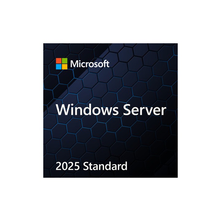 MICROSOFT Windows Server Standard 2025 64bit 16 Core English  DSP