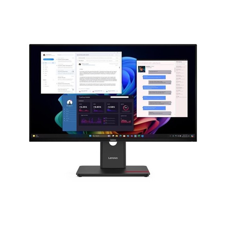 LENOVO Monitor ThinkVision T27UD-40 27'' 4K IPS, HDMi, Display Port, USB-C, Ethernet,Height adjustable, 3YearsW