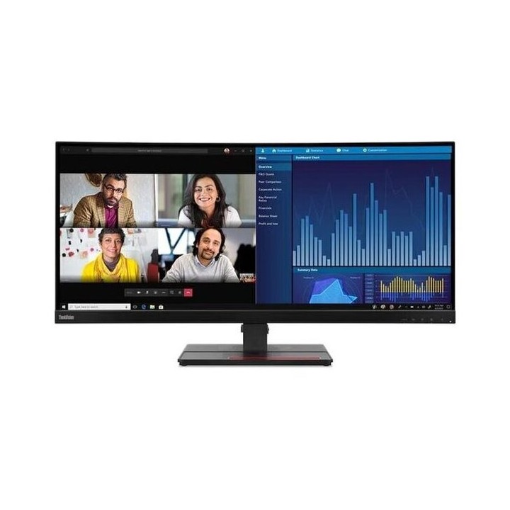 LENOVO Monitor Thinkvision P34w-20 34.14'' IPS WQHD, HDMi, Display Port,Ethernet,Height Adjust,3YearsW