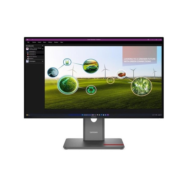 LENOVO Monitor ThinkVision P27Q-40 27'' QHD IPS, HDMi,Display Port, USB, Height adjustable,3YearsW