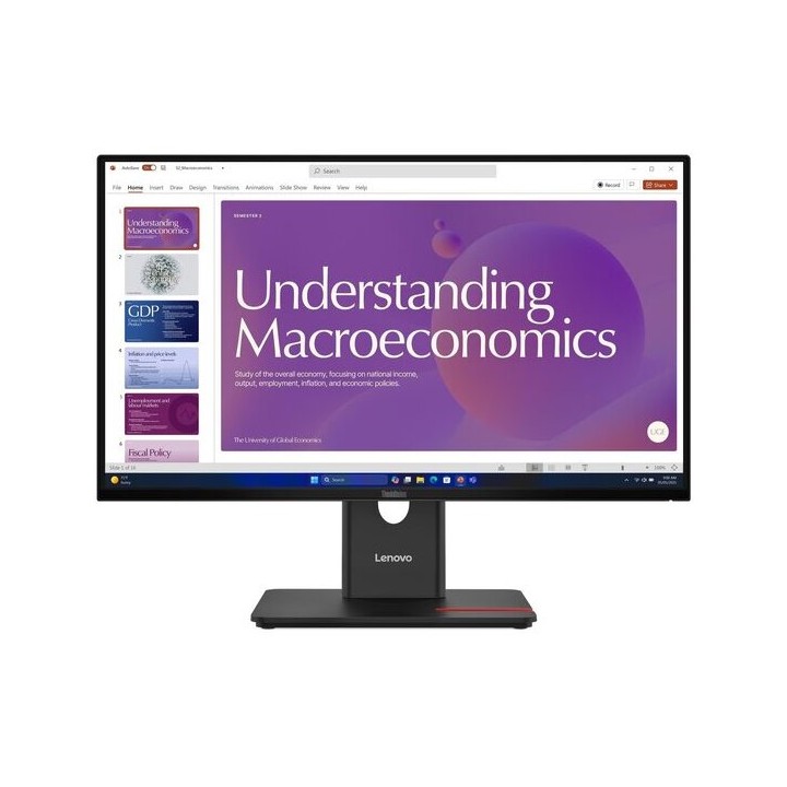 LENOVO Monitor ThinkVision T24D-40 23.8'' FHD IPS, HDMi, Display Port,USB-C,USB, Height adjustable,Speakers, 3YearsW