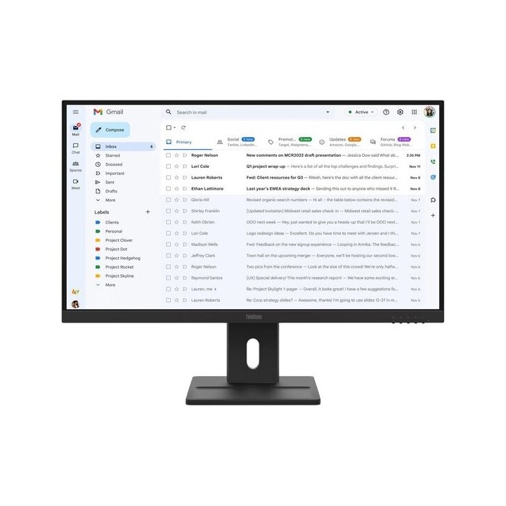 LENOVO Monitor ThinkVision E27-40 27'' FHD IPS, HDMi, Display Port,VGA, Speakers, 3YearsW