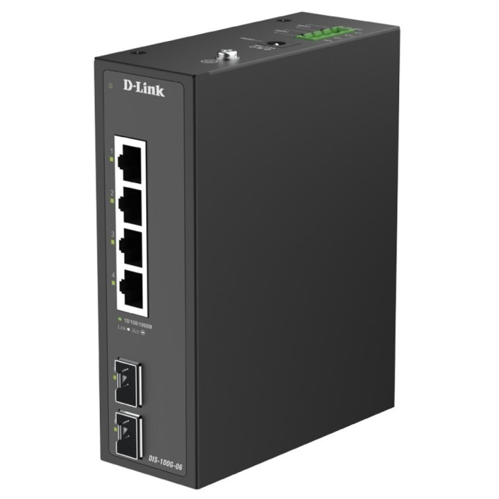 D-LINK DIS-100G-6S SWITCH 4XGB, 2xSFP