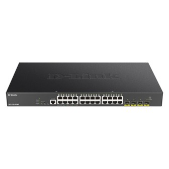 D-LINK Switch DGS-1250-28XMP 24 Gbit Port  4x10G SFP+ POE