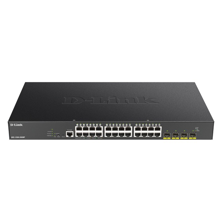 D-LINK Switch DGS-1250-28XMP 24 Gbit Port  4x10G SFP+ POE
