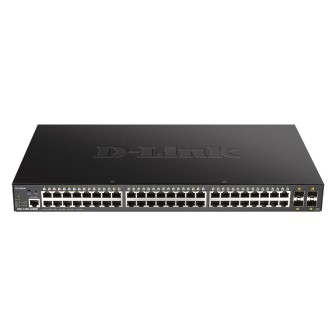 D-LINK Switch DGS-1250-52XMP 48 Gbit Port 10G SFP+ POE