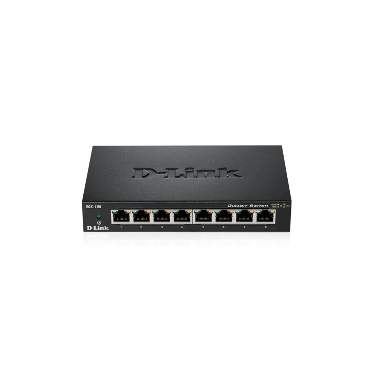 D-LINK SWITCH DGS-108/E 8 PORT 10/100/1000Mbps