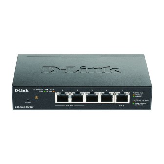 D-LINK DGS-1100-05PDV2 SMART 5 PORT , 2 x POE PORTS