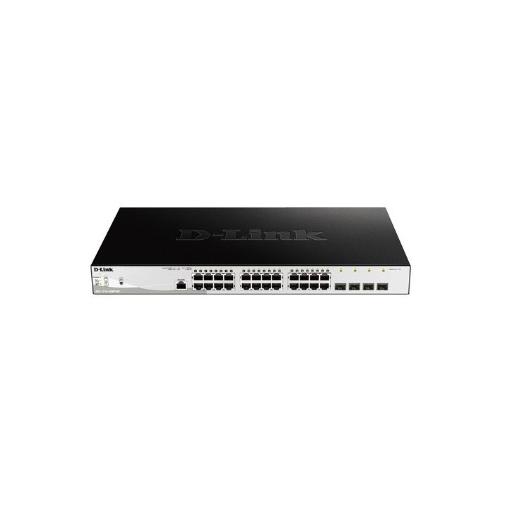 D-LINK SWITCH 28-Port Gigabit PoE+ Smart Switch including 4 SFP Ports